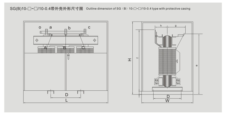 SG(B)10H環(huán)保型干式變壓器